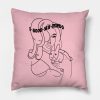 Kali Uchis Sin Miedo Throw Pillow Official Haikyuu Merch