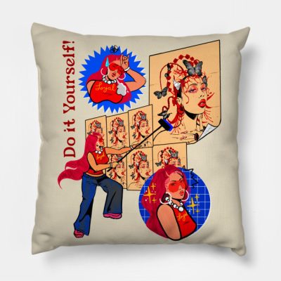 Red Moon In Venus Throw Pillow Official Haikyuu Merch