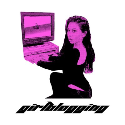 Kali Uchis On The Computer Y2K Girlblogger Tapestry Official Haikyuu Merch