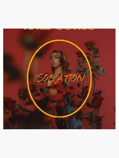 Isolation | Kali Uchis Shower-curtain Official Kali Uchis Merch