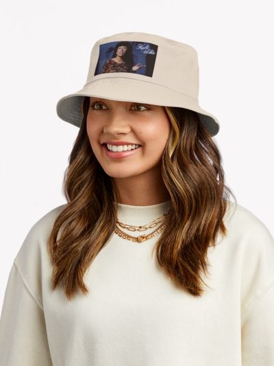 Kali Uchis Edit Blue Horizontal Bucket Hat Official kaliuchisshop Merch