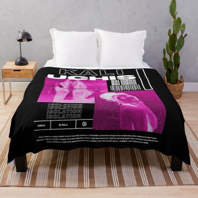 Kali Uchis Throw Blanket Official kaliuchisshop Merch