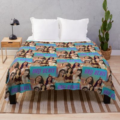 Kali Uchis Collage Poster Throw Blanket Official kaliuchisshop Merch