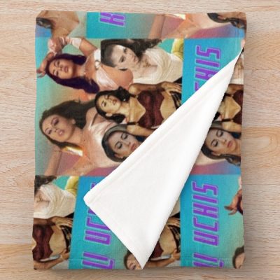 Kali Uchis Collage Poster Throw Blanket Official kaliuchisshop Merch