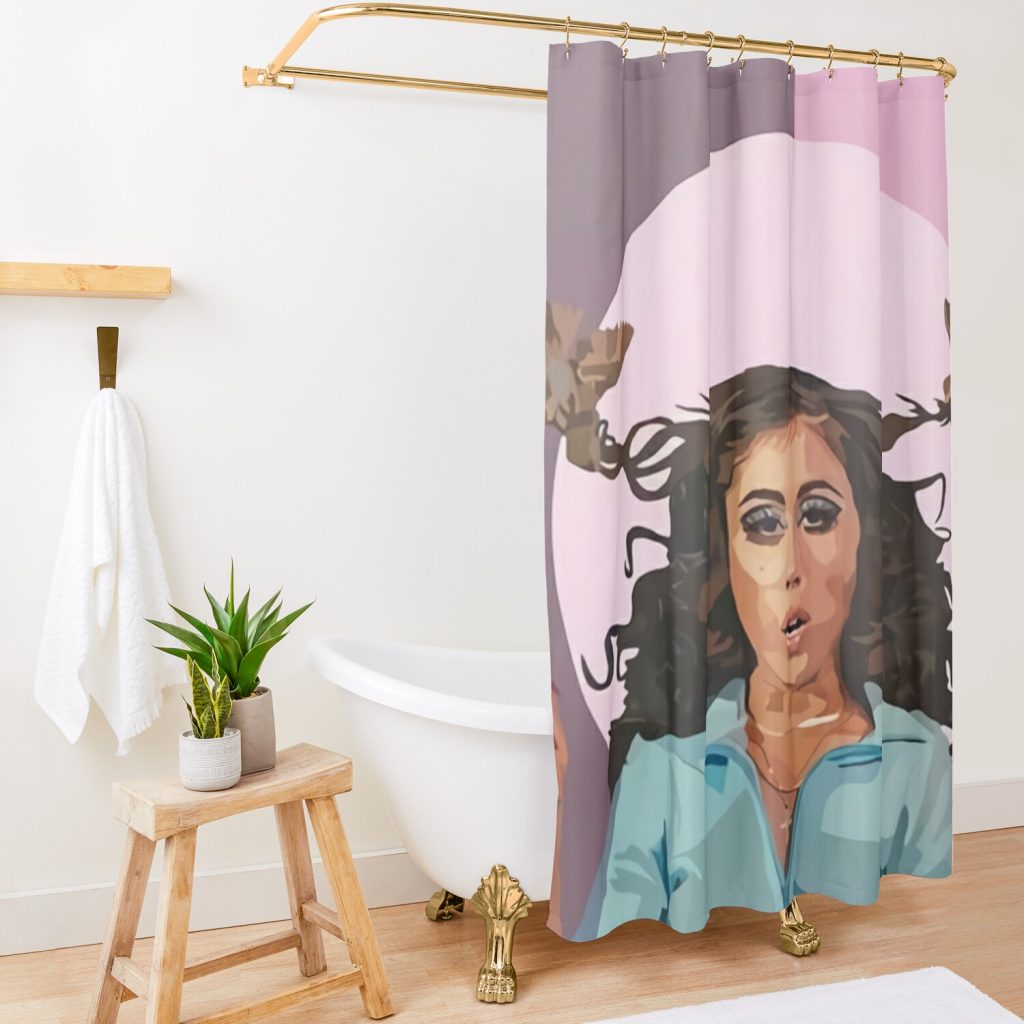 Kali Uchis Shower-curtain Official Kali Uchis Merch