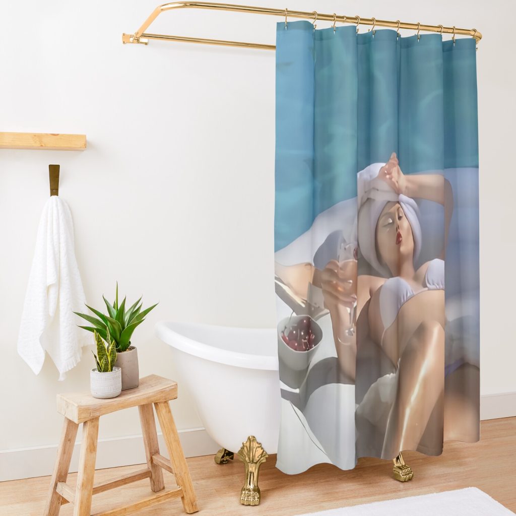 kali epleh epleh Shower-curtain Official Kali Uchis Merch