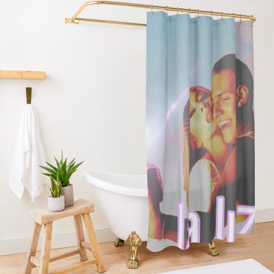 Omar Apollo and Kali Uchis Shower-curtain Official Kali Uchis Merch