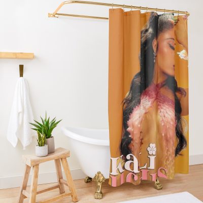 Kali Uchis Shower-curtain Official Kali Uchis Merch