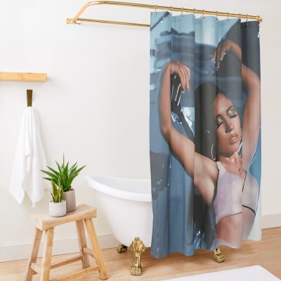 kali uchis Shower-curtain Official Kali Uchis Merch