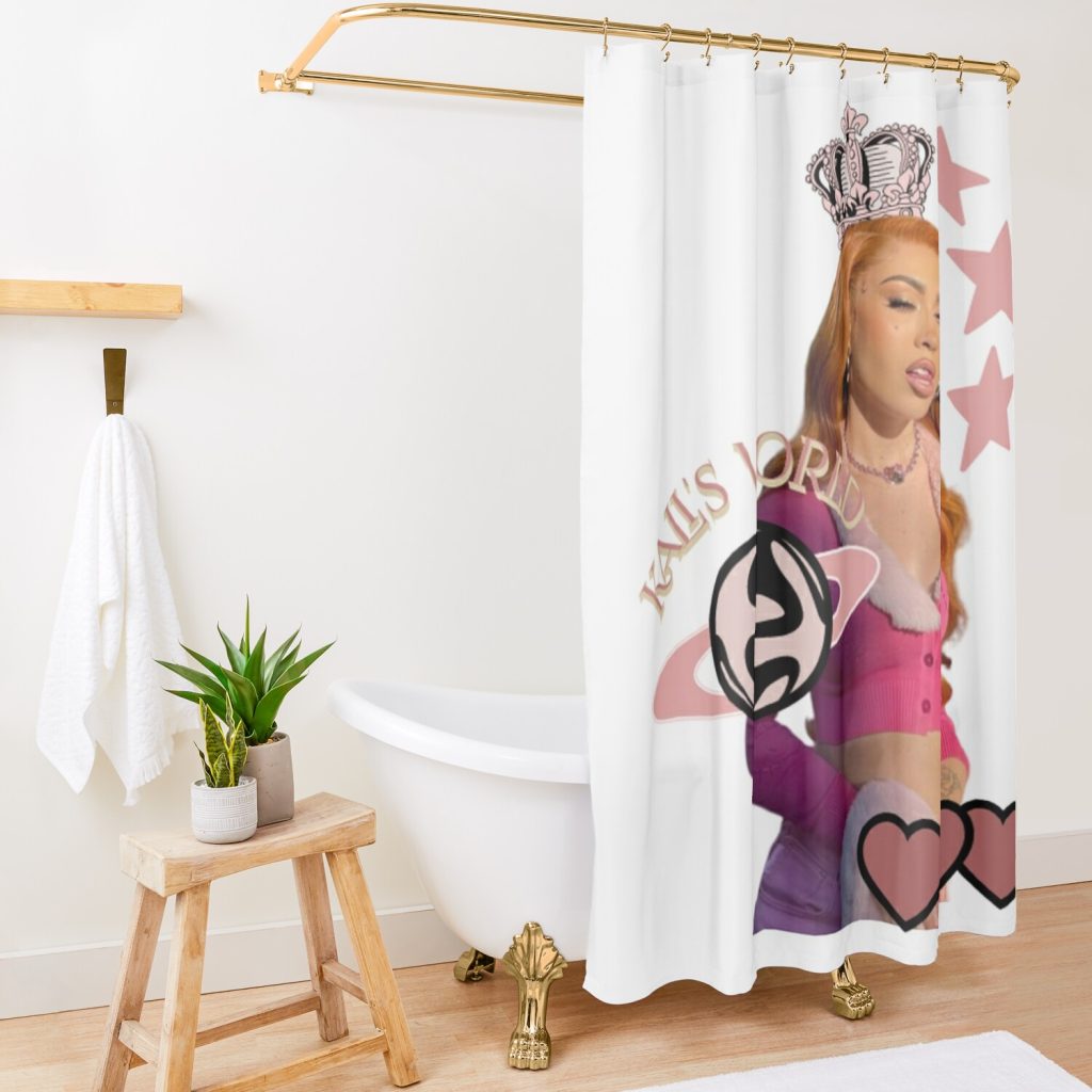 Kali's World Shower-curtain Official Kali Uchis Merch