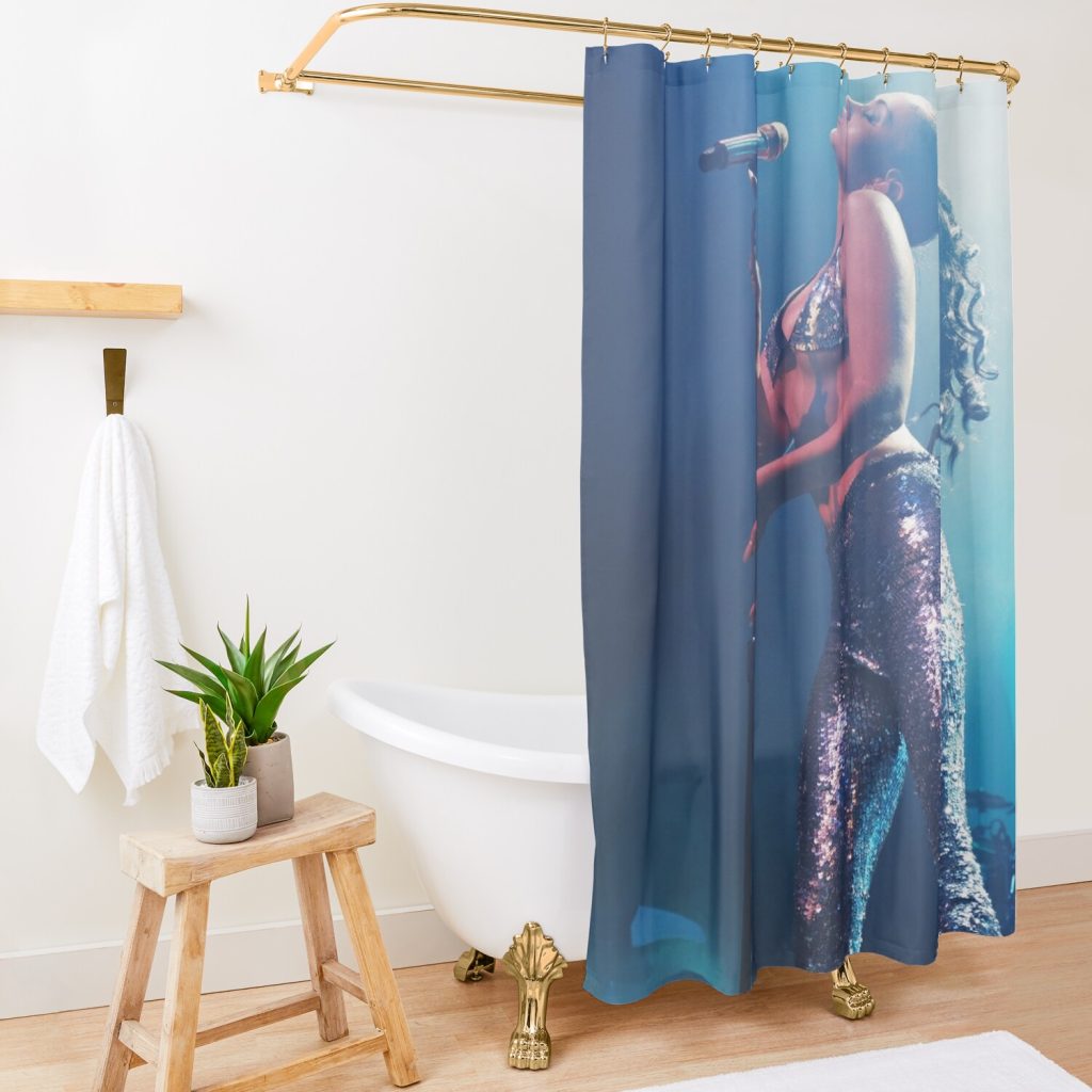 concert Shower-curtain Official Kali Uchis Merch