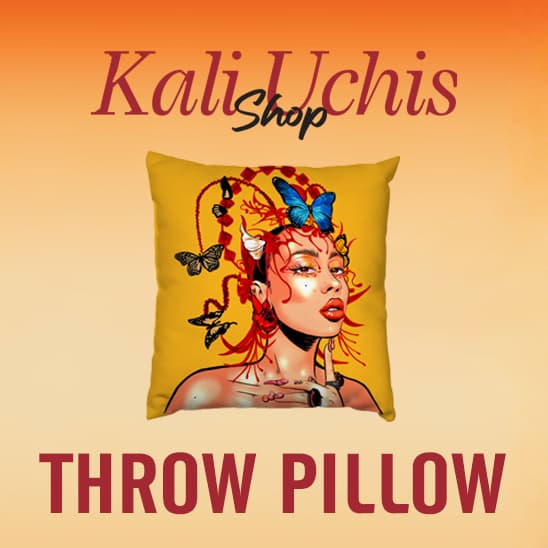 Kali Uchis Throw Pillow Collection